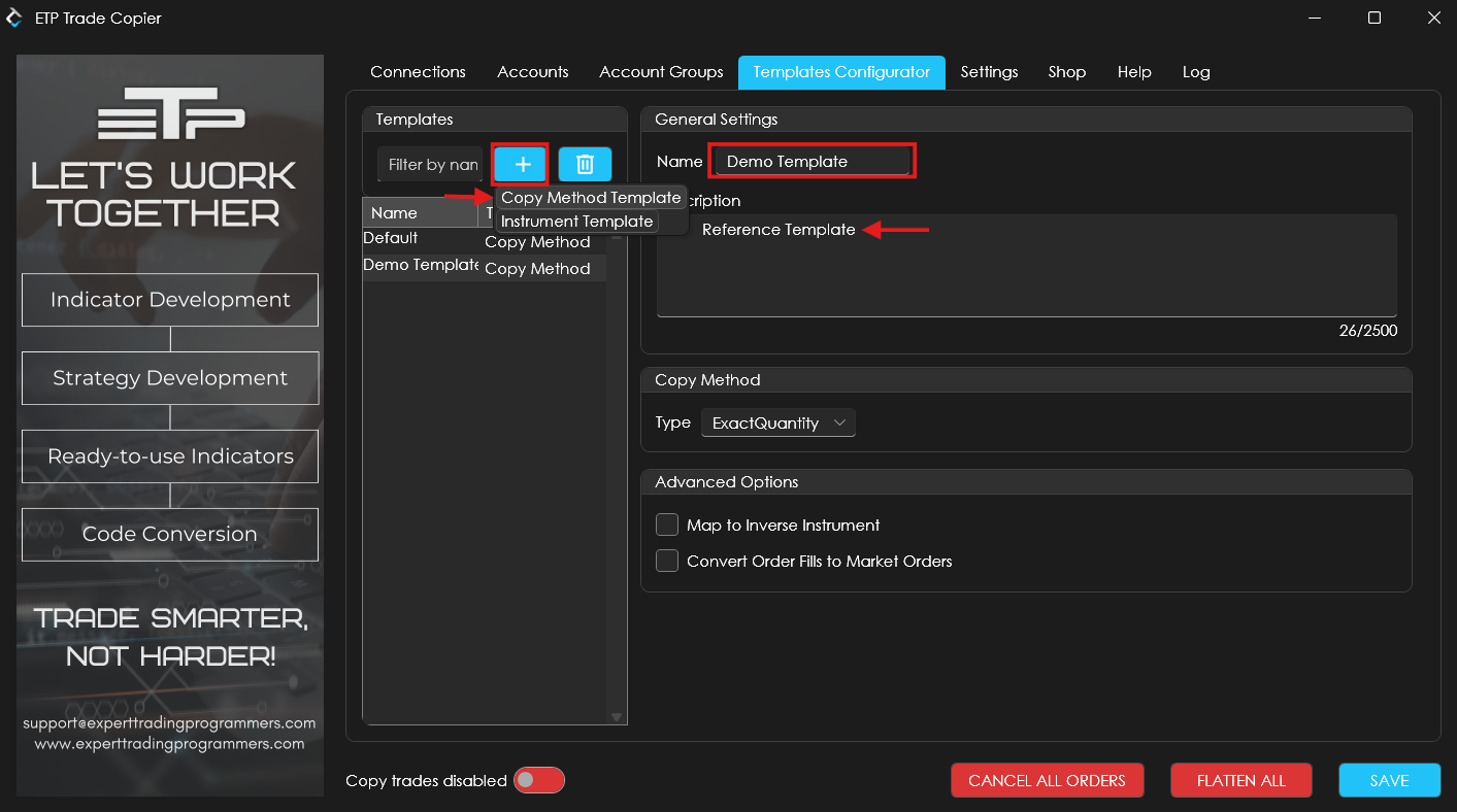 Templates Configurator