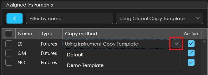 Instrument Template