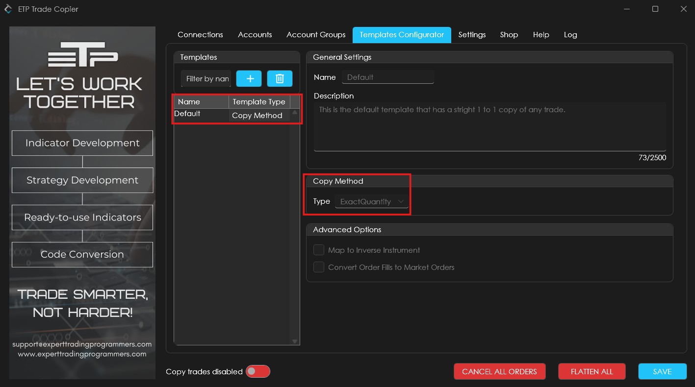 Templates Configurator